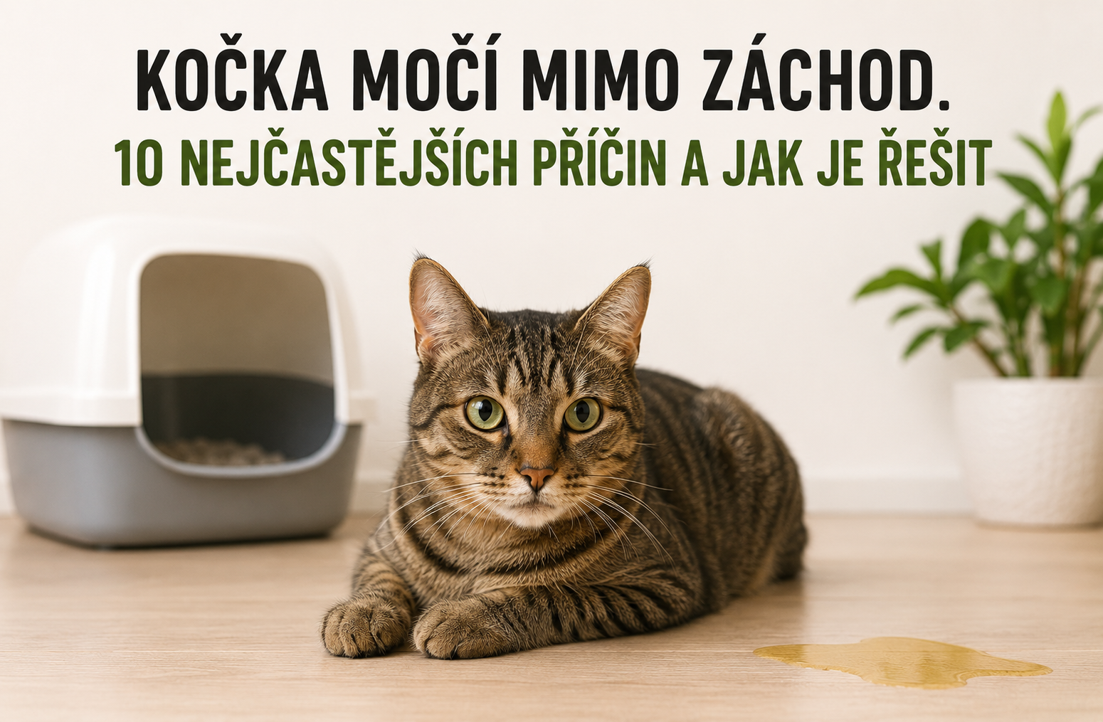 Kočka močí mimo záchod. 10 nejčastějších příčin a jak je řešit